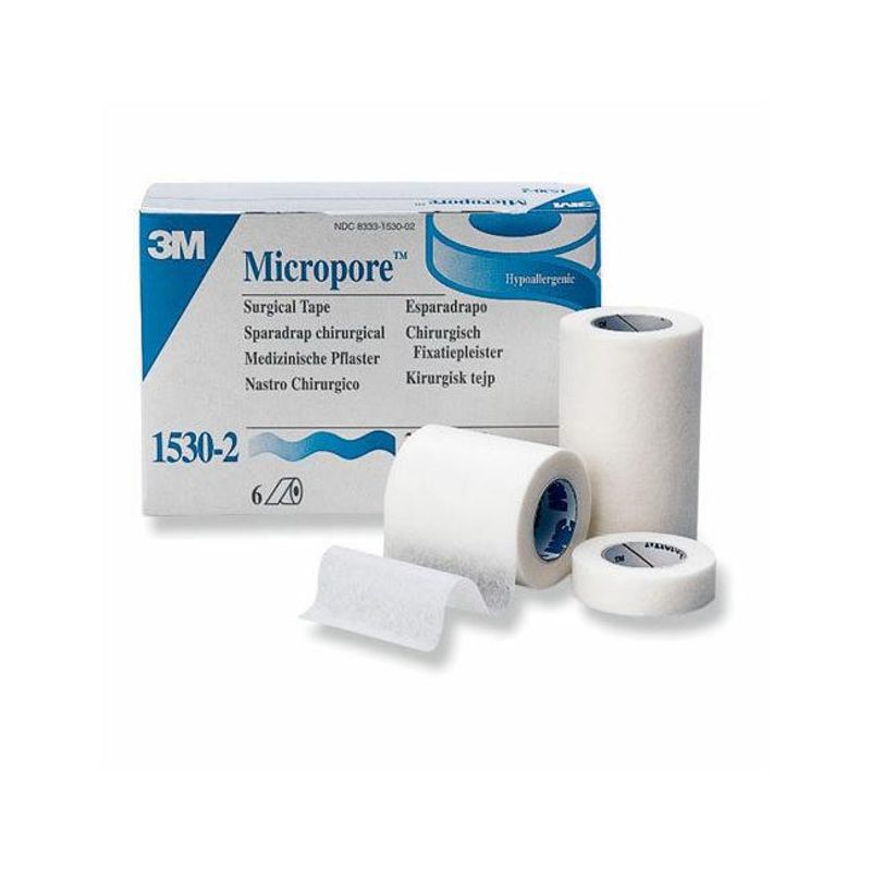 Kirurgisk Tape - 2,5cmx9m m/dispenser