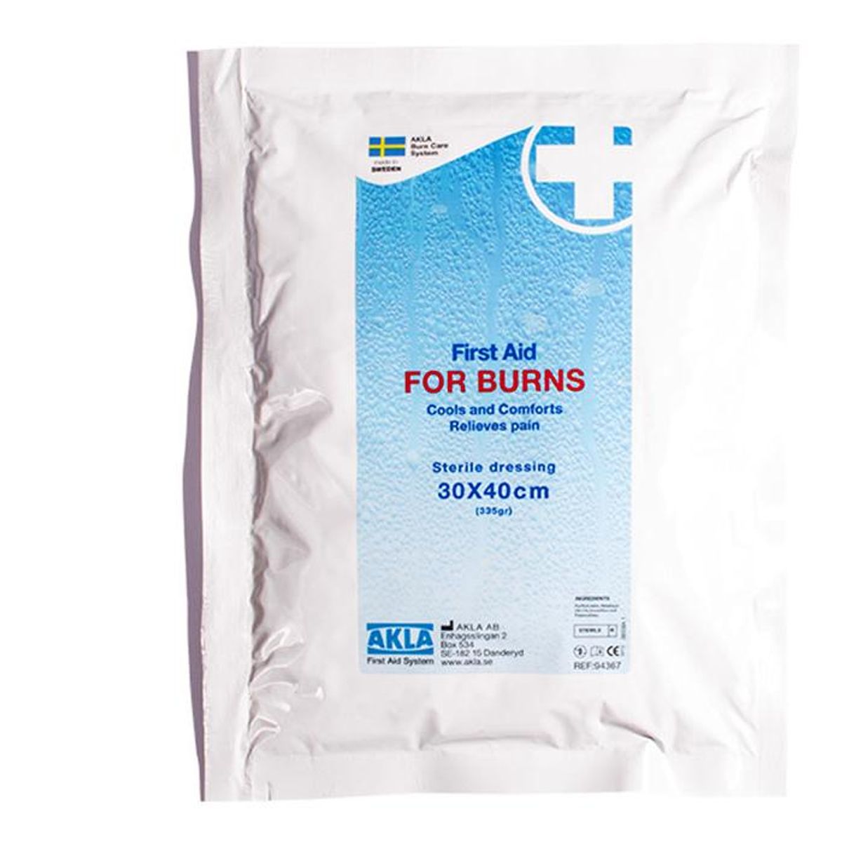 Bandasje brannskade FOR BURNS 30x40 Ansikt