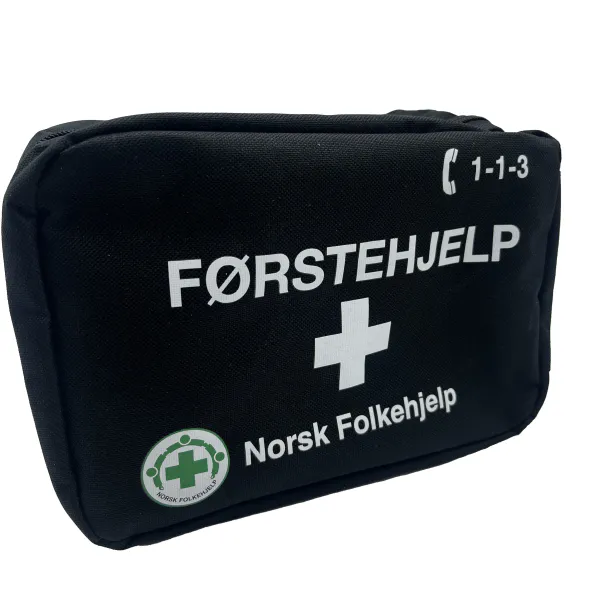 Bilde av Norsk Folkehjelp stor tom pute sort